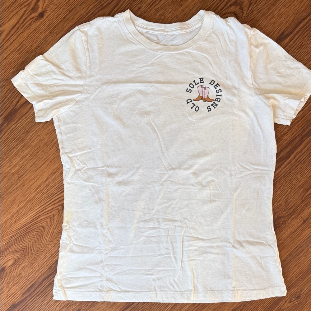 Women's Cream Short Sleeve Tee